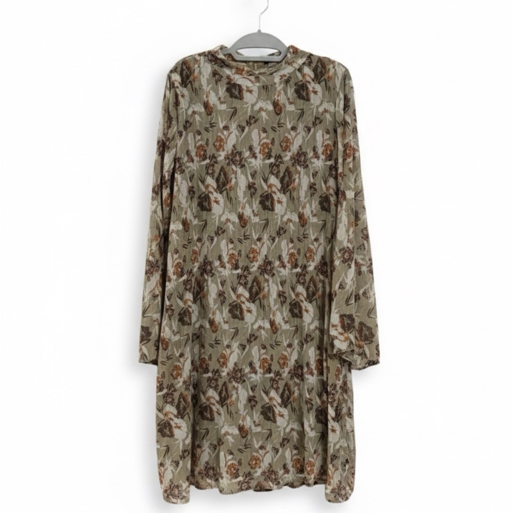 Love Riche Autumn Floral Long Sleeve Dress